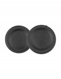 Zestaw dekielków Calumet na body i obiektyw - Nikon F Mount