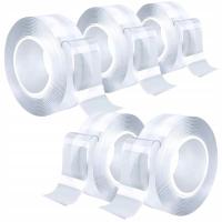 TAŚMA NANO ZESTAW 5 SZTUK DWUSTRONNA SAMOPRZYLEPNA