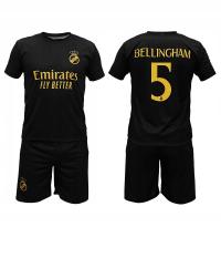 Черная футбольная форма-BELLINGHAM REAL - 134 см