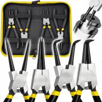 SZCZYPCE SEGERA SOLIDNY KOMPLET SZCZYPIEC DO PIERSCIENI 4 elementy + ETUI