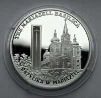 1504. Sierra Leone SREBRO 10 dolarów 2009 Bazylika w Mariazell