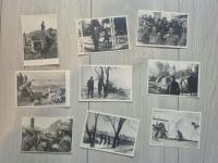 Zestaw 9 sztuk zdjęć Armia Andersa w Szkocji 1941 Polska PSZnZ 2 RP oryg