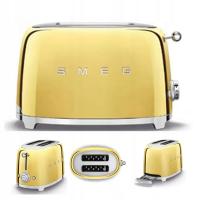 Тостер SMEG TSF01GOEU желтый / злотый 950 Вт