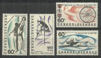 Czechosłowacja 1967 Mi 1701-1704 Czyste **