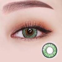 Kolorowe soczewki Zielone Efekt Powiększenia Oka MOCE