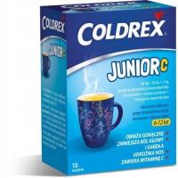 Coldrex Junior C - 10 sasz. Lek na przeziębienie od 6 roku życia