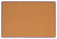 Tablica korkowa 50x60cm w ramie aluminiowej FIOLETOWEJ