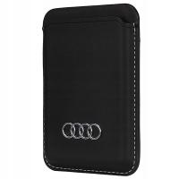 Audi Leather Wallet Card Slot MagSafe portfel kieszeń na karty do iPhone