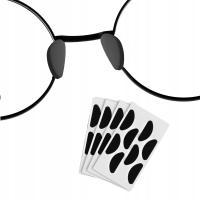 32 Pary Czarnych Podkładek Nosowych Do Okularów Antypoślizgowe