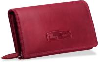 Кожаный кошелек женский кожаный RFID система красный мягкий кошелек