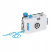 Przenośna podwodna wodoodporna mini kamera Śliczne części filmowe 35 mm w niebieskim etui