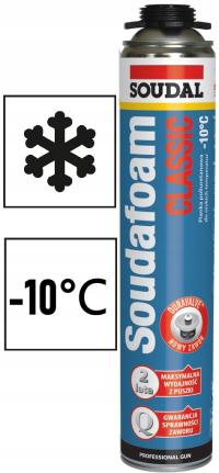 SOUDAL piana pistoletowa MAXI CLICK&FIX zimowa -10 C