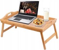 STOLIK ŚNIADANIOWY DO ŁÓŻKA LAPTOPA TACA SKŁADANY