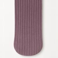 Rajstopy bawełniane CIEPŁE RAJTUZY dziewczęce PRĄŻEK - bakłażan 116-122