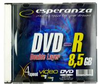 8,5 GB ESPERANZA DVD-R DL X2 X4 100% OK ŚcW