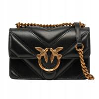 Pinko torebka kopertówka skóra naturalna czarny (z defektem)