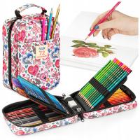 НАБОР КАРАНДАШЕЙ ДЛЯ РИСОВАНИЯ, ЧЕХОЛ ДЛЯ КАРАНДАШЕЙ С ОБОРУДОВАНИЕМ ДЛЯ РИСОВАНИЯ, 72 ПРЕДМЕТА