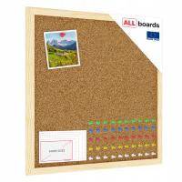Tablica korkowa (rama drewniana) 40x40 cm + GRATIS