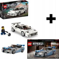 LEGO SPEED CHAMPIONS LAMBORGHINI COUNTACH 76908 + LEGO 76917 ZESTAW PREZENT