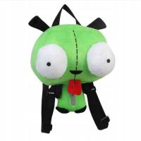 Nowy Alien Invader Zim 3D Eyes Robot Gir Śliczny Wypchany Pluszowy Plecak