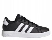 Trampki buty damskie młodzieżowe czarne adidas GRAND COURT 2 GW6503 1/3