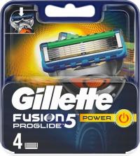 GILLETTE FUSION5 PROGLIDE POWER ЗАПРАВКИ ЛЕЗВИЯ 4 ШТ. ДЛЯ БРИТЬЯ ОРИГИНАЛ