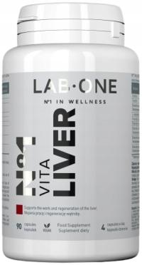Lab One N°1 Vita Liver - Oczyszczenie wątroby - 90 kaps. Glukoza Karczoch