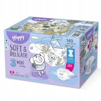 ПОДГУЗНИКИ BELLA HAPPY 3 MIDI 5-9 КГ 140 ШТ. HAPPY BOX