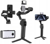 SKŁADANY STABILIZATOR ELEKTRONICZNY 3-OSIOWY S6 LED ŚLEDZENIE AI ULTRA-WIDE