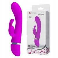 WIBRATOR WIELOFUNKCYJNY DODATKOWA STYMULACJA ŁECHTACZKI 30 TRYBÓW 2W1