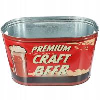 ELEGANCKIE CZERWONE WIADERKO NA LÓD Z ŻELAZA NA IMPREZY