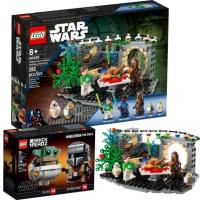 LEGO STAR WARS ŚWIĄTECZNA DIORAMA SOKÓŁ MILENNIUM 40658 + LEGO 75317 ZESTAW