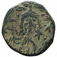 T. 47100. Bizancjum - Konstantyn X Dukas - follis - Chrystus!