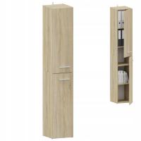 Szafka łazienkowa BODO DUAL R30 2D SONOMA regał biurowy książki segregatory