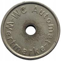 27015. WC - token/żeton (3,73g, 22mm)