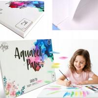 BLOK DO MALOWANIA AKWARELAMI DO AKWARELI RYSUNKOWY AKWARELOWY PAPIER A4