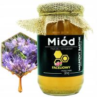 Miód Faceliowy 1 KG Duży 1000g Miód - Świeży Polski 2025