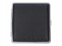 ПОРТСИГАР ЭКО-КОЖА ЧЕРНЫЙ 20 СИГАРЕТ