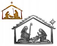 Wykrojnik duża SZOPKA z Rodziną Świętą