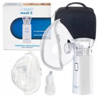 ИНГАЛЯТОР НЕБУЛАЙЗЕР ДЛЯ ДЕТЕЙ СЕТЧАТЫЙ ПОРТАТИВНЫЙ VITAMMY MESH 2 МАСКИ