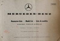 Mercedes Benz Katalog modeli 1969
