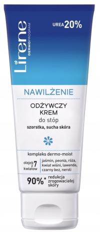 LIRENE Nawilżenie Odżywczy Krem do stóp Sucha Skóra 20% Mocznik 100 ml