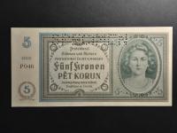 Czechy i Morawy 5 koron 1940 Specimen st. 1
