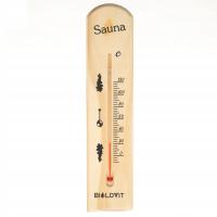 Bilovit сауна термометр Сосна настенный деревянный