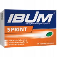 Ibum Sprint ibuprofen 200 боль лихорадка 30x 04.2024