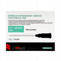 IGŁY INIEKCYJNE STERYLNE POLNET 0,7x40mm 22G 100 szt.