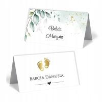 Виньетки для стола крещение персонализация 31 дизайн