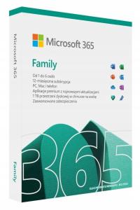 Microsoft Office 365 Family 6 os po 5 urządzeń BOX