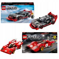 LEGO Speed Champions 76921 Audi S1 E-tron Quattro +76906 1970 Ferrari 512 M