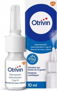 Otrivin 0,1%, 1 mg/ml, aerozol do nosa, KATAR ALERGIA, 10 ml